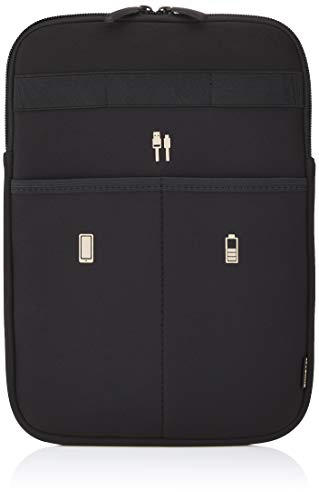 Rivacase Tablet Sleeve 10,1, schwarz, Schlingen und Täschchen für Kabel und Adapter