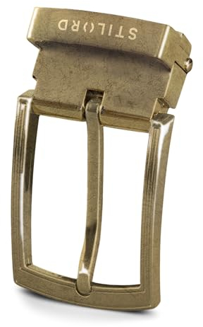 STILORD Gürtelschnalle Dornschließe für Gürtel 35 mm Breite Vintage Belt Buckle Antik Gürtelschließe Ersatz Schnalle für Wechselgürtel