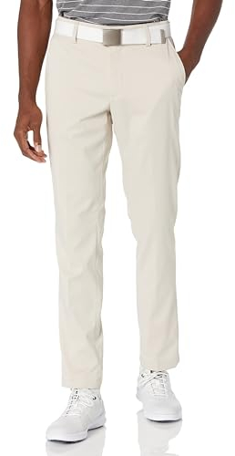 Amazon Essentials Herren Stretch-Golfhose in schmaler Passform, Hellbeige, 36W / 32L