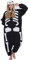 Simzoo Animal One Piece Pigiama Adulto Uomo Donna Zebra Costume Cosplay Sleepwear One Piece Unisex Homewear