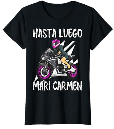 Mujer Camiseta Funny Motera Camiseta