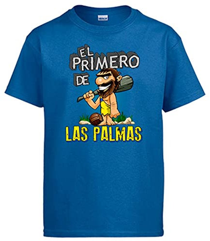 stampats Camiseta Frase el Primero de Las Palmas para hincha de su Equipo de fútbol - Azul Royal, M