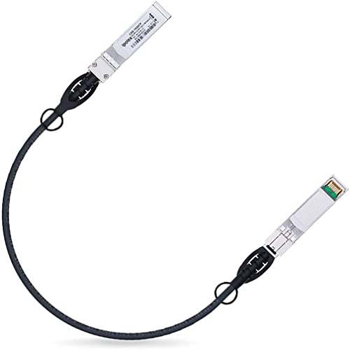 ipolex 10G SFP+ Kupferkabel, SFP+ DAC, 10GBASE-CU Direct Attach Kabel, 10Gb/s Passives Twinax Kabel Kompatibel für Cisco, Ubiquiti, Meraki, Mikrotik, Intel und mehr. 0,25-Meter, 1-Pack.