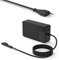 Chargeur 65W 15V 4A pour Microsoft Surface Pro 3/4/5/6/7/7+/8/9/10/11/X, Surface Laptop 2/3/4/5/6/7, Surface Go 1/2/3/4, Surface Book 1/2/3, avec Port USB, Adaptateur Alimentation