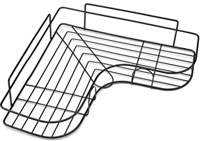 Bamodi Klebe-Eck-Duschregal - Badezimmerregal ohne Bohren - Hängendes Duschregal - Stabiles Kunststoffdesign - Platzsparend für Shampoo, Conditioner - 2er-Pack, heizung luftbefeuchter