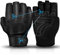 MOREOK Gewichtheber Handschuhe Workout Handschuhe -[3MM Gel] Fitness Handschuhe,Trainingshandschuhe Herren Damen für Krafttraining,Heben, Training, Rudern, Klimmzüge-Schwarz-XL