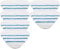 SPARES2GO Washable Microfibre Cover Pads Compatible with Bush SMB1501 SMB1501UK Steam Cleaner Mop (Pack of 6)