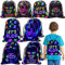 XJLANTTE 12 Stück Neon Drawstring Geschenk Taschen Glow Rucksäcke Goodie Bags Glow Party Supplies Gunst Taschen für Geburtstag Party Let's Glow Party Dekorationen Glühen in der dunklen Party Supplies