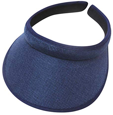 SKFLABOOF Schirmmütze Damen Sport Sonnenblende Kappe, Sommer Visor Cap, Unisex Kinder Outdoor Sonnenblende Sonnenschild, Atmungsaktiver Leerer Zylinder Sonnen Shade Breite Krempe Reithelm