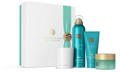 RITUALS Geschenkbox The Ritual of Karma, Medium – Geschenkset bestehend aus Körperpflege Produkten mit Lotus und weißem Tee – Reichhaltig und wohltuend