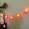 Riaxuebiy 1,65 m 10er LED Milchkuh Lichterkette mit Timer Batteriebetrieben Rosa Kühe Nachtlicht Muttertagsgeschenk Weihnachts Bauernhof Dekoration (Rosa Kuh)