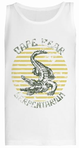 Cape Fear Serpentarium Weißes Frauen-Behälter-T-Stück Sleveless T-Shirt