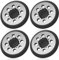Fibvaxm 4 Pack Orbital for Sander Replacement Pad, for DeWalt DWE6421 6421K DWE6423 6423K DCW210B DWE64233 and N329079 Replacement Pad, 5 Inch 8 Hole Hook and Loop Metal for Sander Pads More Enduring