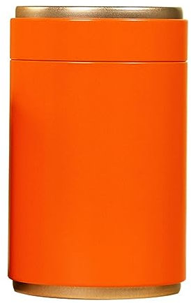 Antianzhizhuang Round Tinplate Tea Can Tea Boxes - Modern Elegant Tea Tin - Large & Small Sizes - Perfect for Tea Enthusiasts & Gifting