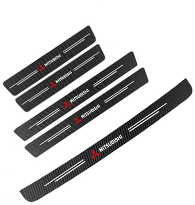 YYBCDSA 5Stück Auto Einstiegsleisten Schutz, Für Mitsubishi Eclipse Cross PHEV 2021 Anti Scratch Türschweller Schutz,Kratzfest Lackschutz Aufkleber Dekorations ZubehöR