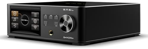 S.M.S.L DP5SE Lettore audio HiFi Player Preamplificatore di rete bilanciato Lettore musicale ES903902MD/A Chip, DLNA AirPlay, USB/ottico/coassiale/I2S/AES/EBU/uscita cuffie 6,35 mm, con