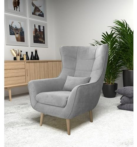 Verona Idee Sessel LOLO MIT MIT HOLZBEINE - Mono 244