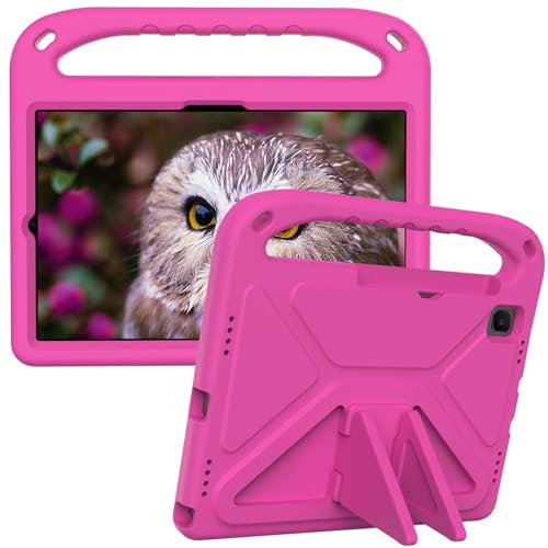 Eabhulie Custodia per Samsung Galaxy Tab S5e 10.5 2019 SM-T720/T725 Leggera e Antiurto Bambini Cover in Eva con Maniglia e Supporto Rosa