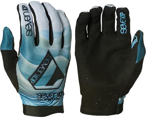 Seven iDP 7iDP Transition Full Finger MTB Cycling Gloves (Ice, M)