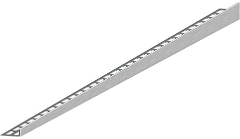 Aquabad Edelstahl Gefälleprofil Clive für begehbare Dusche 160cm, linksversion, Kantenhöhe 10mm