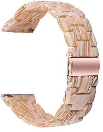 Banda di orologi per cinturino in resina da 20 mm per Garmin Venu Sq Vivoactive 3/Vivomove HR/Forerunner 645 245 Bracciale per smartwatch