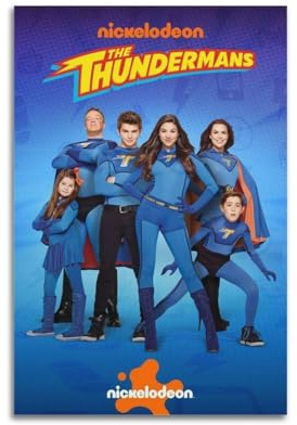 LPOHJD The Thundermans (3) Druck-Wandkunst-Poster auf Leinwand, Poster, Kunstwerk, Geschenke, Raumästhetik, Unframe-Stil, 20 x 30 cm
