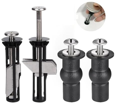 lrgnixs 2 Set Universal Toilettensitz Schrauben und Schrauben | WC Sitz Befestigung, Befestigungsschrauben, Schrauben für Toilettensitz Sortiment für Abdeckung Reparaturteile