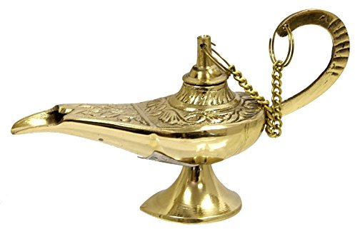 ZOT 12,7 cm Messing Aladdin Genie Lampen: Räucherstäbchen