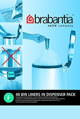 Brabantia Bin Liner F, 20 Litre Slim - 60 Bags (1)