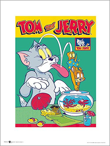 TOM AND JERRY – Art Print – posson – 40 x 50 cm Kunstdruck/Poster