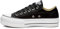 Converse 560250C Black Nero Scarpe Basse Donna Sneakers Platform Lacci Tessuto 39.5