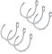 JFORYOU 20G 8mm 6 Stück Silber Fake Nasenpiercing Hoop Fake Nasen Ring Fake Ohr Helix Cartilage Ring