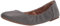 Amazon Essentials Women's Belice Slip On Ballet Flat, Charcoal, 2 UK