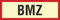 BMZ - 3 mm Alu-Verbund Schild