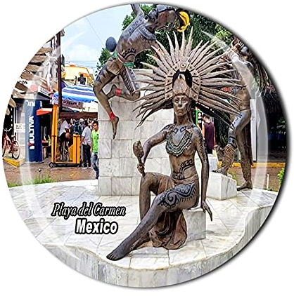 Playa del Carmen Mexiko Kühlschrankmagnet, Souvenir, Kristall, magnetische Aufkleber-Kollektion