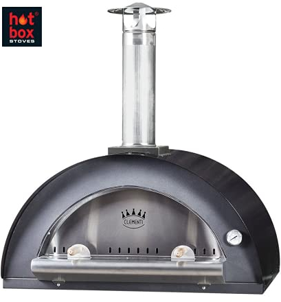 Clementi - Forno per pizza 80 x 60 cm, colore: Antracite