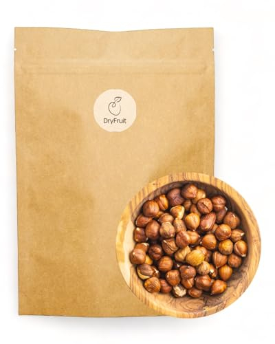 Dry-Fruit - Haselnüsse Römer 500g | mit Haut - unbehandelt | ungeröstet und unbehandelt | aus dem sonnigen Italien | knackig und frisch | Haselnusskerne ohne Schale