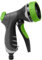 Dehner Pommeau de douche multifonction en plastique et aluminium - Gris/vert