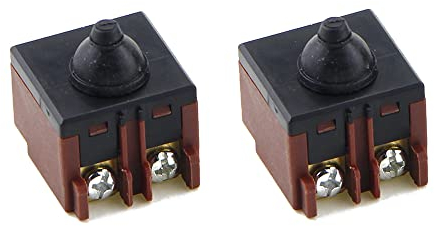 2PCS Angle Grinder Switch Replacement Push Button Switch for Angle Grinder 100 Polisher Accessory Angle Grinder Accessories
