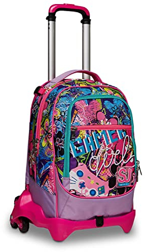 SJ GANG STYLE JAM GANG Jack 3wd Trolley, Unisex - Bambini e ragazzi, Viola, Taglia Unica