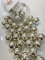 20mm Extra Large Shimmer Chocolate Balls Edible Cupcake Cake Topper Sprinkles (Metallic Silver, Small Tub)