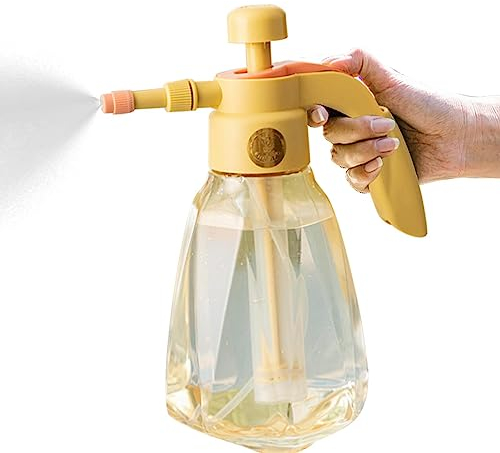 shengyi Pulverizador de bomba, botella pulverizadora a presión de mano, pulverizador de jardín, pulverizador de agua a presión para césped, jardín, jardinería interior y exterior, limpieza del hogar