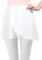 Ballettrock Mädchen Damen - (Höhe: 120-175 cm) aus Chiffon Ballett Wickelrock Tanzrock - ReinschlüPfen (M, Weiß)