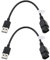 ECSiNG 2 Stück Auto Audio Radio USB-Haltekabel, 4-poliges USB-Adapterkabel Kompatibel mit Golf 5/6/7, Kompatibel mit Jetta 5/6/B6/B7/B8 Kompatibel mit VW RCD 510/RNS RCD 300