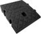 Rhinenet Plastic Threshold Door Step Ramp Heavy Duty Threshold Hard Curb Ramps for Wheelchairs Cars Vehicles Caravan Skateboard Motorcycle Bike Wheelchair Mobility (Black, 11x10x2.76 in)
