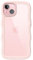 JETech Cute Case for iPhone 15 Plus 6.7-Inch, Wave Frame Curly Shape Shockproof Phone Cover for Women and Girls, Clear Hard PC Back (Pink)