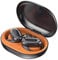 Bluetooth-compatible 5.3 Earphones Noise-cancelling 1 Set Wireless Earphone Headset Digital Display Noise-reducing Ear-hook Headphone for Music Orange