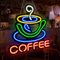 Coffee Neon Sign Led Neon Signs, CoffeeSigns Led Dimmable Brightness USB Powered Cafe Neon Light Sign Wall Decor For Cafe Shop, CoffeeStation,CoffeeBar