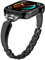 SMYAOSI Femmes Bracelet en Métal pour Huawei Watch Fit 3, Brillant Métal Bracelet de réglable en acier inoxydable pour Huawei Watch Fit 3 Smart Watch Band (Noir)