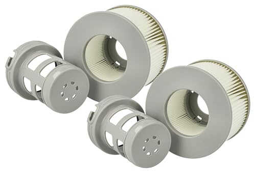 vhbw 2X Filterkartusche kompatibel mit MSpa Starry Swimmingpool